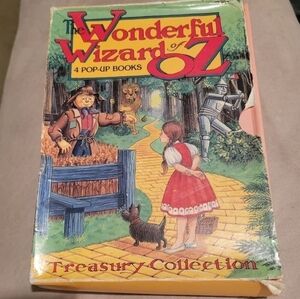 The Wonderful Wizard Of Oz 4 Pop-Up Books Treasury Collection Box Set~ Vintage